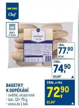 Makro Bagetky k dopékání nabídka
