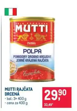 Makro MUTTI RAJČATA DRCENÁ nabídka