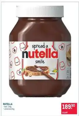 Makro Nutella nabídka