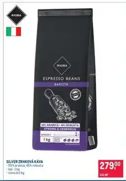 Makro SILVER ZRNKOVÁ KÁVA nabídka