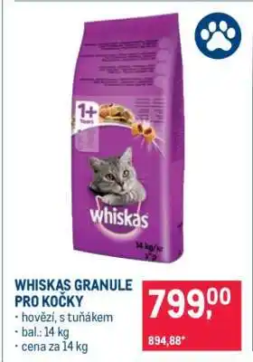 Makro Whiskas Granule pro kočky nabídka
