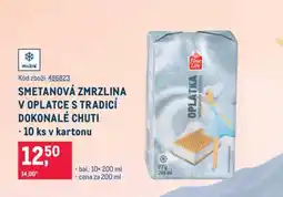 Makro SMETANOVÁ ZMRZLINA V OPLATCE S TRADICÍ DOKONALÉ CHUTI nabídka