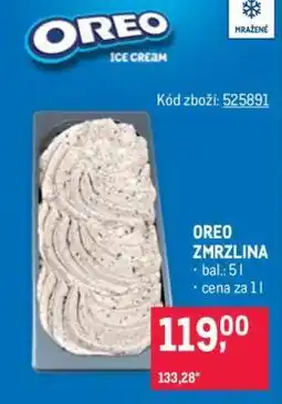 Makro Oreo zmrzlina nabídka