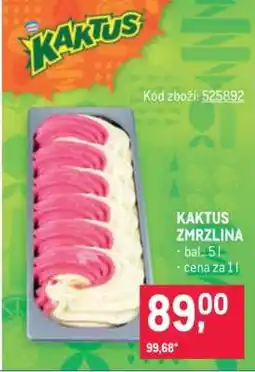 Makro KAKTUS Zmrzlina nabídka