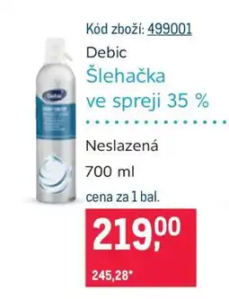 Makro ŠLEHAČKA VE SPREJI 35 % nabídka