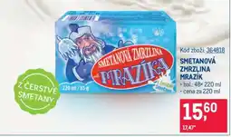 Makro SMETANOVÁ ZMRZLINA MRAZÍK nabídka