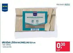 Makro DŘEVĚNÁ LŽIČKA NA ZMRZLINU 9,4 cm nabídka