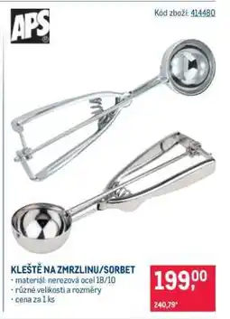 Makro KLEŠTĚ NA ZMRZLINU/SORBET nabídka