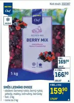 Makro Směs lesního ovoce nabídka