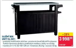 Makro ULOŽNÝ BOX UNITY XL 207 l nabídka