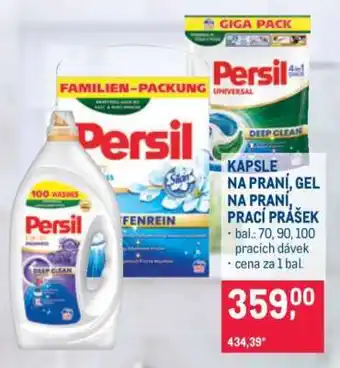 Makro KAPSLE NA PRANÍ, GEL NA PRANÍ, PRACÍ PRÁŠEK nabídka