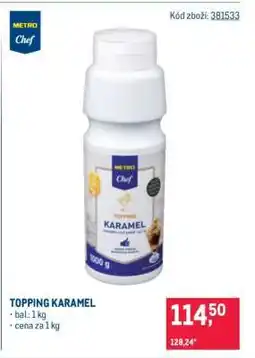 Makro TOPPING KARAMEL nabídka