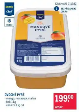 Makro Ovocné pyré nabídka