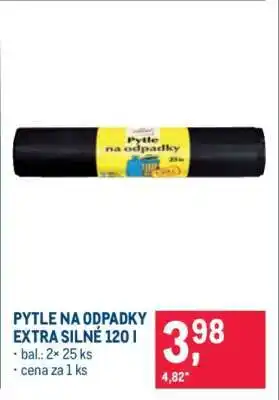 Makro Pytle na odpadky extra silné 120 l nabídka