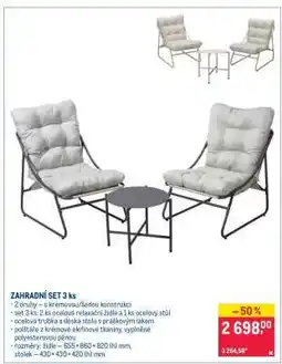 Makro ZAHRADNÍ SET 3 ks nabídka