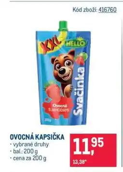 Makro Ovocná kapsička nabídka