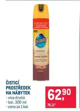 Makro Čisticí prostředek na nábytek nabídka