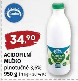 Terno Acidofilní mléko nabídka