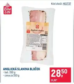 Makro ANGLICKÁ SLANINA BLOČEK nabídka