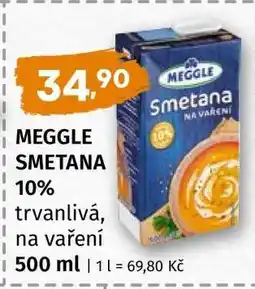 Terno MEGGLE SMETANA 10 % nabídka
