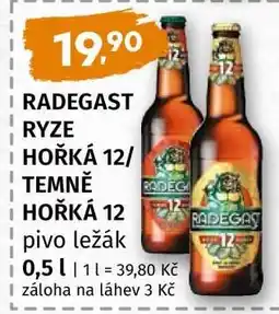 Terno RADEGAST RYZE HOŘKÁ 12. TEMNĚ HOŘKÁ 12 nabídka