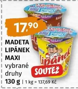 Terno Madeta Lipánek Maxi nabídka
