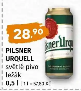 Terno Pilsner Urquell nabídka
