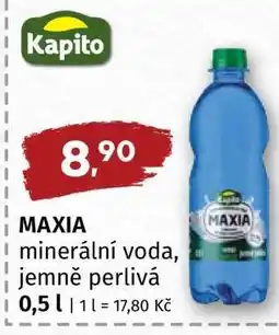 Terno MAXIA minerální voda jemně perlivá nabídka