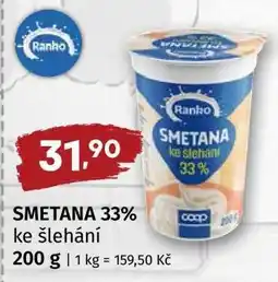 Terno SMETANA 33% ke šlehání nabídka