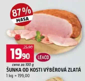 Terno ŠUNKA OD KOSTI VÝBĚROVÁ ZLATÁ nabídka