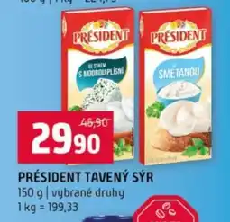 Terno Président tavený sýr nabídka
