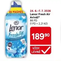 Tesco Lenor Fresh Air Aviváž nabídka