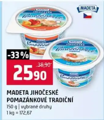 Terno Madeta Jihočeské Pomazánkové tradiční nabídka