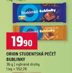 Terno ORION STUDENTSKÁ PEČEŤ BUBLINKY nabídka
