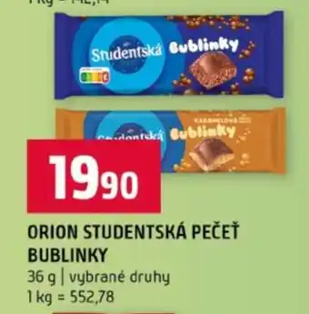 Terno ORION STUDENTSKÁ PEČEŤ BUBLINKY nabídka
