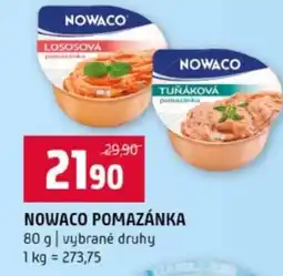 Terno Nowaco pomazánka nabídka