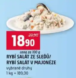 Terno RYBÍ SALÁT ZE SLEDĚŮ/RYBÍ SALÁT V MAJONÉZE nabídka