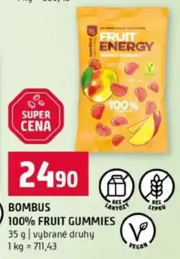 Terno BOMBUS 100% FRUIT GUMMIES nabídka