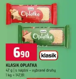 Terno Klasik oplatka nabídka