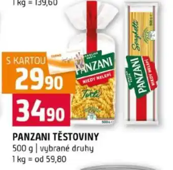 Terno Panzani Těstoviny nabídka