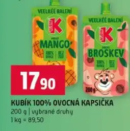 Terno Kubík 100% ovocná kapsička nabídka