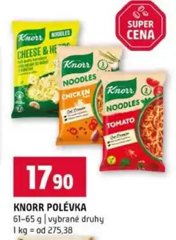 Terno Knorr polévka nabídka