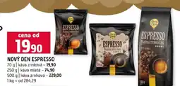 Terno ESPRESSO Pražená zrnková káva nabídka