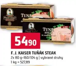 Terno F.J.KAISER Tuňák steak nabídka