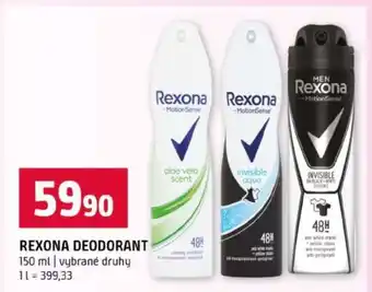 Terno Rexona deodorant nabídka