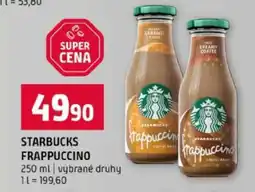 Terno Starbucks Frappuccino nabídka