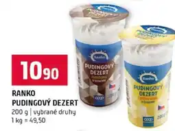 Terno RANKO Pudingový dezert nabídka