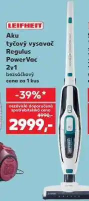 Kaufland Aku tyčový vysavač Regulus PowerVac 2v1 nabídka