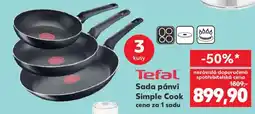 Kaufland Tefal Sada pánví Simple Cook nabídka