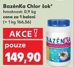 Kaufland BazénKa Chlor šok nabídka